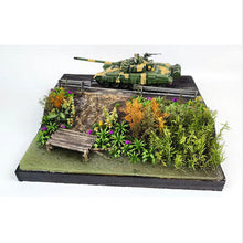 Load image into Gallery viewer, 5pcs Miniature Flowering Plants for HO Scale Diorama, Dollhouse, Terrarium Craft Supplies