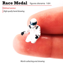 Load image into Gallery viewer, Miniature Racing Car Racer Driver People Figure 1:64 Model Sand Table Building Street Landscape Accessories Diorama Supplies