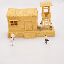 Load image into Gallery viewer, 50pcs 1:100 Scale Miniature Model People Painted Figures for HO Railway Scenes, Architecture Layouts, Dioramas, Landscape Craft Supplies