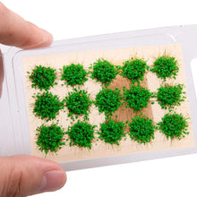 Load image into Gallery viewer, 15 pcs Miniature Flower Cluster Grass Models DIY Sand Table Dollhouse Accessories Fairy Garden Landscape Terrarium Diorama Craft Supplies