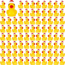 Load image into Gallery viewer, 20/50/100 pcs Miniature Christmas Duck Animal Figure Models Dollhouse Landscape Fairy Garden Accessories Terrarium Diorama Craft Supplies