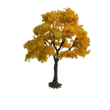 Load image into Gallery viewer, 11/13/17/19/21cm Miniature Golden Ginkgo Wire Tree Model Train Railway Accessories DIY Scenery Landscape Terrarium Diorama Craft Supplies