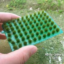 Load image into Gallery viewer, 70 pcs Miniature Cluster Grass Tufts Models Train Railway Accessories DIY Scenery Landscape Dollhouse Terrarium Diorama Craft Supplies
