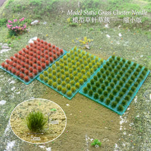 Load image into Gallery viewer, 70 pcs Miniature Cluster Grass Tufts Models Train Railway Accessories DIY Scenery Landscape Dollhouse Terrarium Diorama Craft Supplies