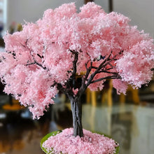 Load image into Gallery viewer, 10/15/25cm Miniature Cherry Blossom Tree Model G Scale Train Railway Accessories Fairy Garden Landscape Terrarium Diorama Craft Supplies