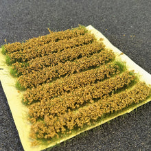 Load image into Gallery viewer, 7pcs Miniature Grass Tufts 8mm Model Scenery Crop Strips for Diorama, Train Layout, Terrain, Landscape Supply