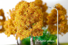 Load image into Gallery viewer, Miniature Autumn Tree Model 12/14cm Model Railway & Diorama Scenery Craft Supplies
