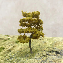 Load image into Gallery viewer, Miniature Pine Tree Model: Army Green 10-16cm, DIY Diorama Supply