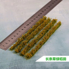 Load image into Gallery viewer, Miniature Wheat Field Grass Model Railway Accessories Dollhouse Forest Fairy Garden Landscape Terrarium Diorama Craft Supplies