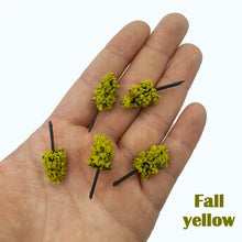 Load image into Gallery viewer, 100 pcs 2-3cm Mixed Miniature Tree Models N HO Scale Railway Layout Accessories DIY Landscape Dollhouse Terrarium Diorama Craft Supplies