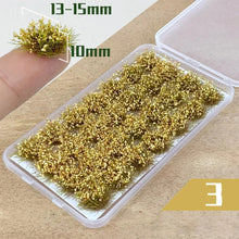 Load image into Gallery viewer, 28 pcs Miniature Grove Grass Tufts Cluster Bush Plant Model Sand Table Dollhouse Fairy Garden Landscape Terrarium Diorama Craft Supplies
