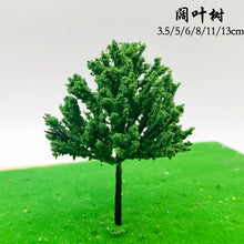 Load image into Gallery viewer, 50 pcs 3.5-13cm Mixed Miniature Broadleaf Tree Model Train Railway DIY Scenery Dollhouse Garden Landscape Terrarium Diorama Craft Supplies