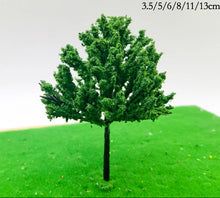 Load image into Gallery viewer, 50pcs Miniature Trees Mixed Sizes 3.5–13cm – Model Scenery for Diorama, Railway Layout, Mini Landscapes