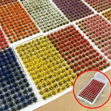 Load image into Gallery viewer, 104pcs Miniature Flower Grass Tufts Model Plants for Diorama Scenery Dollhouse Landscape Craft Supplies