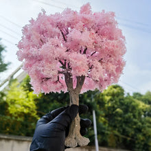 Load image into Gallery viewer, 25cm Miniature Cherry Blossom Wire Tree Model G Scale Dollhouse Fairy Garden Scenery Landscape Terrarium Diorama Craft Supplies