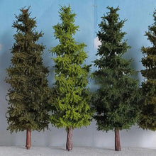 Load image into Gallery viewer, 3 pcs 14cm Miniature Pine Tree 1:87 Scale Model DIY Sand Table Train Railway Scenery Fairy Garden Landscape Terrarium Diorama Craft Supplies