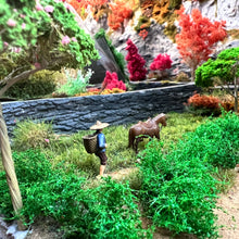 Load image into Gallery viewer, Miniature Tearable Shrub Bushes Grass Tuft Models Train Railway Accessories DIY Scenery Landscape Dollhouse Terrarium Diorama Craft Supplies