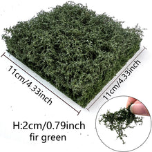 Load image into Gallery viewer, Miniature Tearable Shrub Bushes Grass Tuft Models Train Railway Accessories DIY Scenery Landscape Dollhouse Terrarium Diorama Craft Supplies