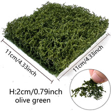 Load image into Gallery viewer, Miniature Tearable Shrub Bushes Grass Tuft Models Train Railway Accessories DIY Scenery Landscape Dollhouse Terrarium Diorama Craft Supplies