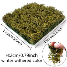 Load image into Gallery viewer, Miniature Tearable Shrub Bushes Grass Tuft Models Train Railway Accessories DIY Scenery Landscape Dollhouse Terrarium Diorama Craft Supplies