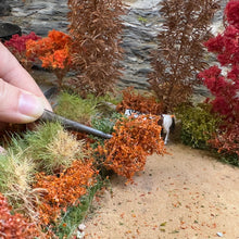 Load image into Gallery viewer, Miniature Tearable Shrub Bushes Grass Tuft Models Train Railway Accessories DIY Scenery Landscape Dollhouse Terrarium Diorama Craft Supplies