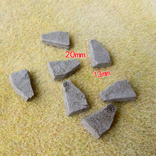 Load image into Gallery viewer, 20pcs Miniature Stepping Stones Resin Fairy Garden Path DIY Dollhouse Terrarium Landscape Supply
