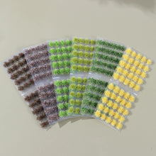 Load image into Gallery viewer, 50 pcs Miniature Grass Tufts Bushes Clusters Models Railway Layout Accessories DIY Landscape Dollhouse Terrarium Diorama Craft Supplies