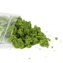 Load image into Gallery viewer, 100g Miniature Sponge Grass Tree Powder Model Train Railway Accessories DIY Scenery Landscape Dollhouse Terrarium Diorama Craft Supplies