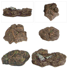 Load image into Gallery viewer, 4pcs Miniature Stone Rock Models - Fairy Garden DIY Diorama Craft Supplies