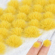 Load image into Gallery viewer, 35 pcs Miniature Grass Tuft Bush Cluster Models Train Railway Layout Accessories DIY Landscape Dollhouse Terrarium Diorama Craft Supplies