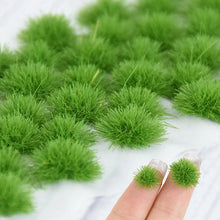 Load image into Gallery viewer, 35 pcs Miniature Grass Tuft Bush Cluster Models Train Railway Layout Accessories DIY Landscape Dollhouse Terrarium Diorama Craft Supplies