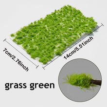 Load image into Gallery viewer, 3mm Miniature Irregular Static Grass Tufts Cluster Model Railway Layout Accessories DIY Landscape Dollhouse Terrarium Diorama Craft Supplies