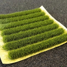 Load image into Gallery viewer, 7pcs Miniature Grass Tufts 8mm Model Scenery Crop Strips for Diorama, Train Layout, Terrain, Landscape Supply