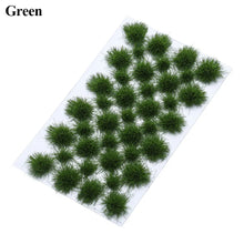 Load image into Gallery viewer, 39 pcs Miniature Grass Tufts Bushes Clusters Models Railway Layout Accessories DIY Landscape Dollhouse Terrarium Diorama Craft Supplies