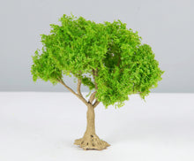 Load image into Gallery viewer, Miniature Mid Green Wire Tree Model 10-15cm for Diorama Landscape Craft Supplies
