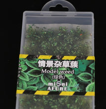Load image into Gallery viewer, Miniature Irregular Weed Ground Grass Cluster Model Railway Layout Accessories DIY Landscape Dollhouse Terrarium Diorama Craft Supplies