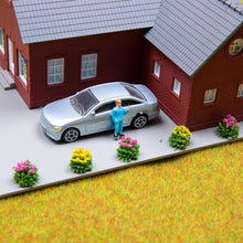 Load image into Gallery viewer, Self-Adhesive Miniature Flower Grass Tuft Model Train Railway Accessories DIY Scenery Landscape Dollhouse Terrarium Diorama Craft Supplies