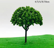 Load image into Gallery viewer, Miniature Umbrella Trees Model 4-10cm Train Railway DIY Scenery Diorama Craft Supplies (50pcs)