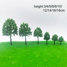 Load image into Gallery viewer, 50 pcs 3-18cm Mixed Miniature Street Tree Model Train Railway DIY Scenery Dollhouse Garden Landscape Terrarium Diorama Craft Supplies
