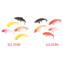 Load image into Gallery viewer, 5 pcs Miniature Tiny Carp Fish Figure Model DIY Scenery Dollhouse Landscape Fairy Garden Accessories Terrarium Diorama Craft Supplies
