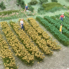 Load image into Gallery viewer, 7 pcs/box Miniature Farm Crop Grass Strip Model DIY Sand Table Train Railway Scenery Fairy Garden Landscape Terrarium Diorama Craft Supplies