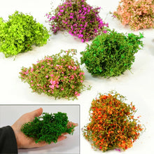 Load image into Gallery viewer, Miniature Cotton Thread Vine Leaves Model Train Railway Layout Accessories DIY Scenery Landscape Dollhouse Terrarium Diorama Craft Supplies