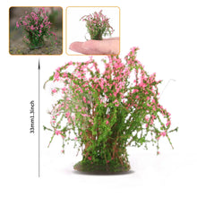 Load image into Gallery viewer, 5 pcs Miniature Shrub Flower Models Train Railway Accessories Forest Fairy Garden Landscape Terrarium Diorama Craft Supplies