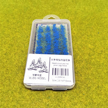 Load image into Gallery viewer, Miniature Wild Flower Cluster Grass Tufts Models Railway Layout Accessories DIY Landscape Dollhouse Terrarium Diorama Craft Supplies