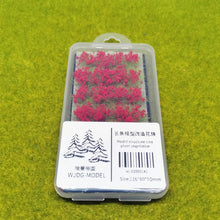 Load image into Gallery viewer, Miniature Wild Flower Cluster Grass Tufts Models Railway Layout Accessories DIY Landscape Dollhouse Terrarium Diorama Craft Supplies