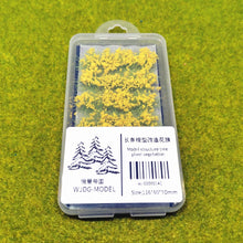 Load image into Gallery viewer, Miniature Wild Flower Cluster Grass Tufts Models Railway Layout Accessories DIY Landscape Dollhouse Terrarium Diorama Craft Supplies