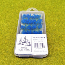 Load image into Gallery viewer, Miniature Wild Flower Cluster Grass Tufts Models Railway Layout Accessories DIY Landscape Dollhouse Terrarium Diorama Craft Supplies