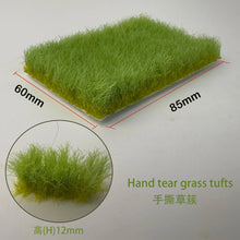 Load image into Gallery viewer, Miniature Tearable Grass Tuft Model Train Railway Accessories DIY Scenery Landscape Dollhouse Terrarium Diorama Craft Supplies