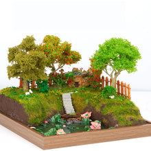 Load image into Gallery viewer, Miniature Autumn Tree Model 10–15cm for Scale Scenery Diorama Model Railway Craft Supplies