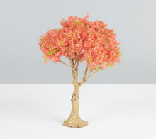 Load image into Gallery viewer, Miniature Pink Model Trees 10–15cm Autumn Scenery Trees for Diorama, Railway Craft Supplies